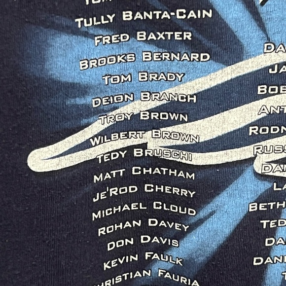 New England Patriots Super Bowl XXXVVIII Tee Size 2XL (Preowned) - Picture 8 of 12